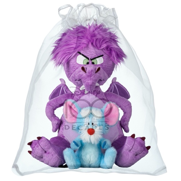 2023 Disney Disney100 Decades Collection Mad Madam Mim & Merlin Plush Set - Picture 1 of 8